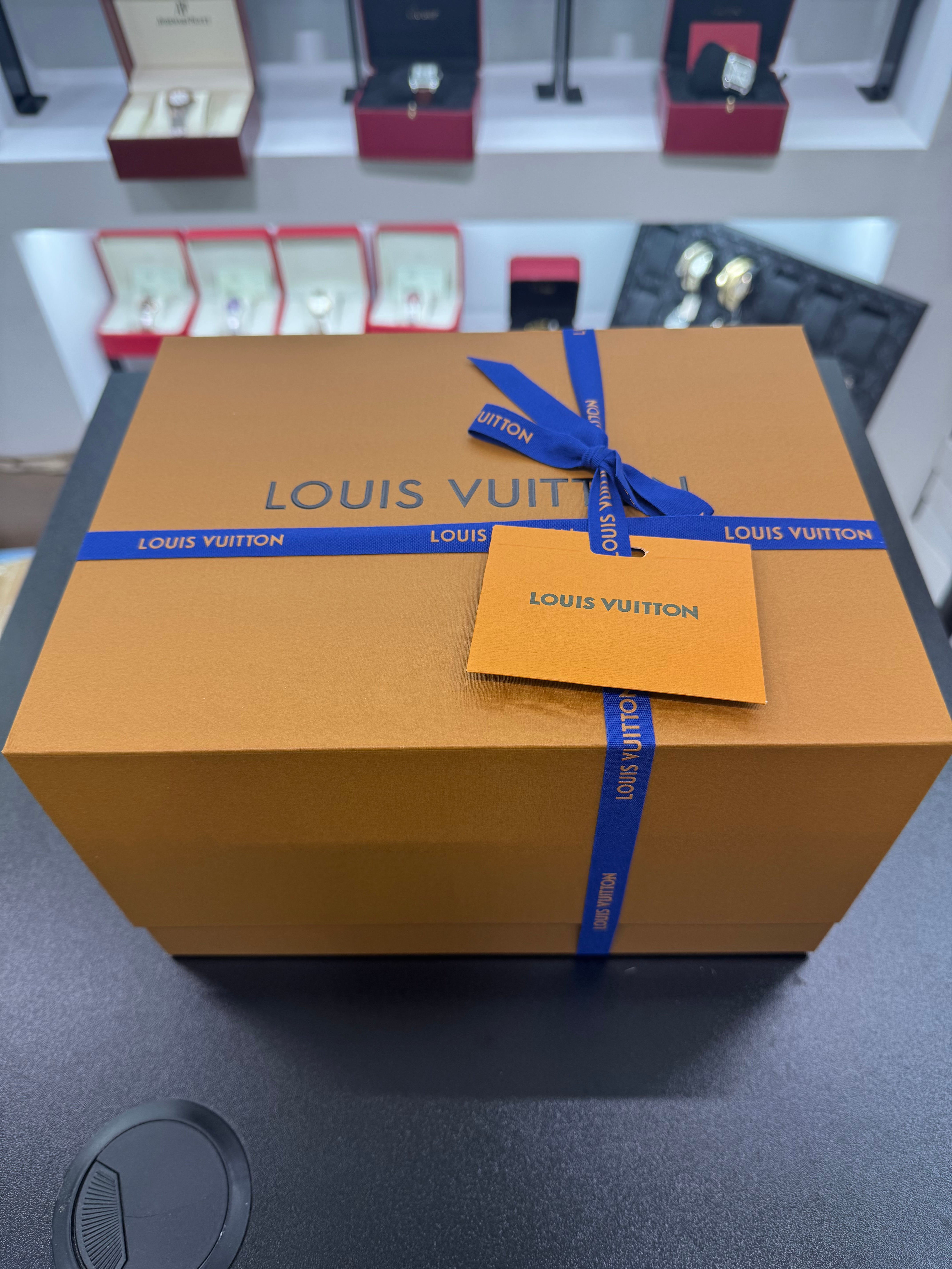 Nice BB Monogram Canvas Cosmetic Bag Brown