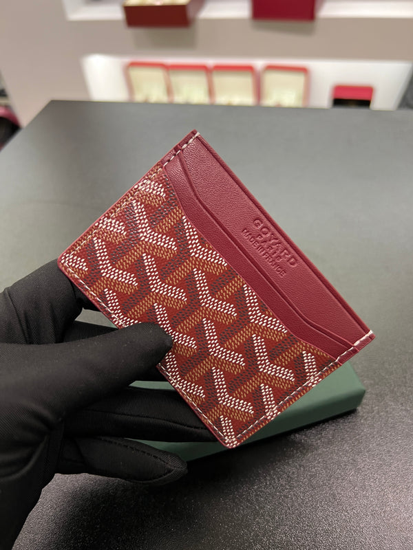 Saint-Sulpice Card Holder – Burgundy
