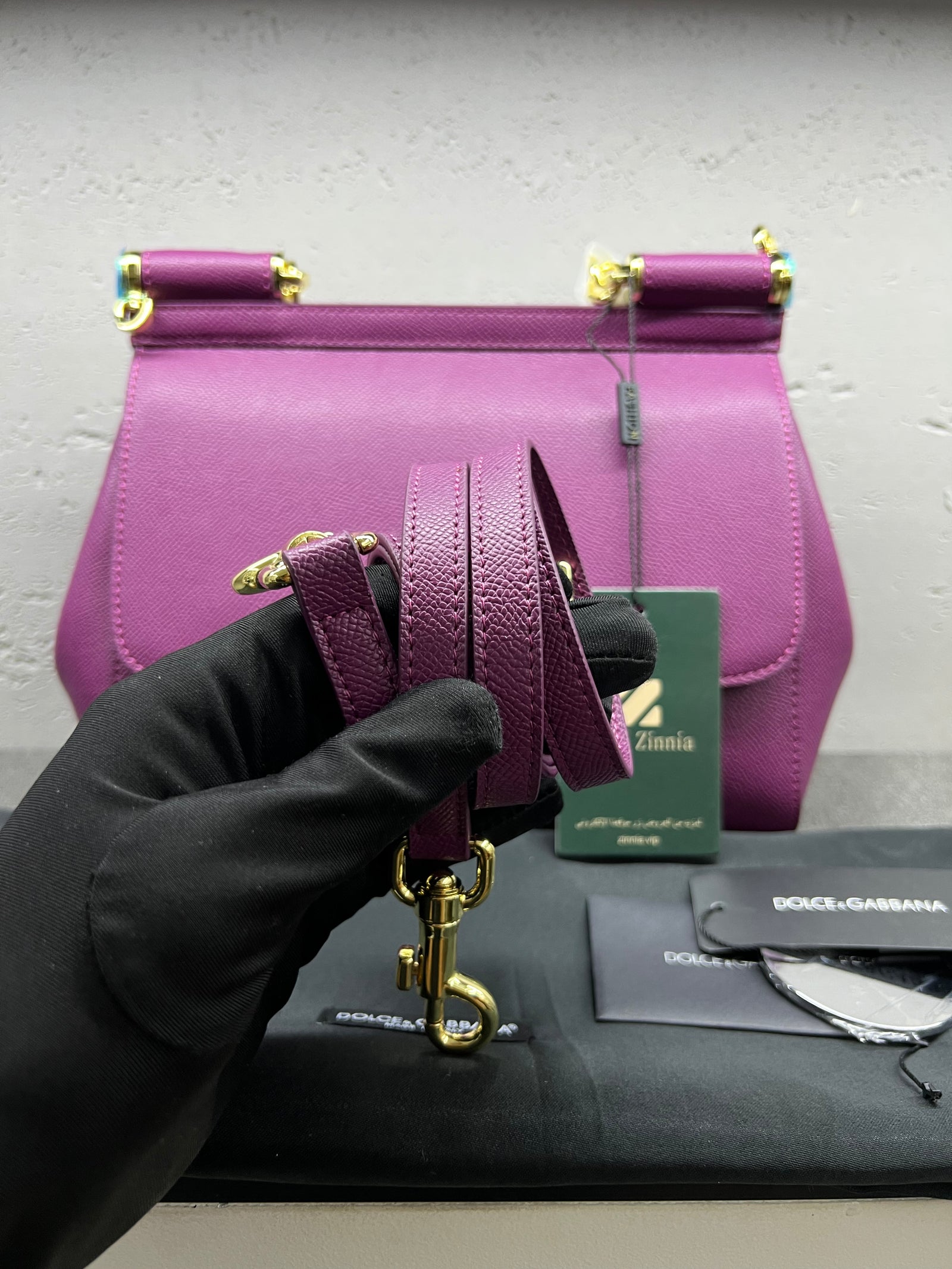 حقيبة سيسيلي الكبيرة – بنفسجي | Sicily Bag Large – Purple