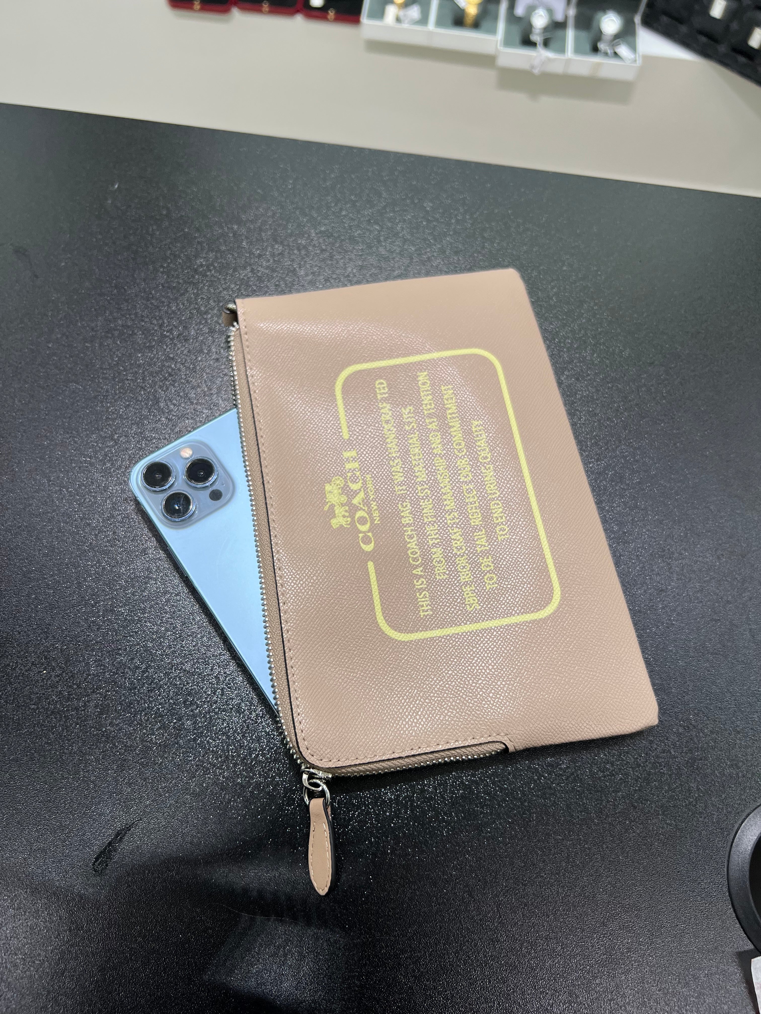 Cöach Reversible City Tote with Horse and Carriage Print".