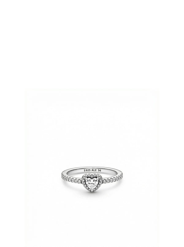 خاتم باندورا القلب الابيض