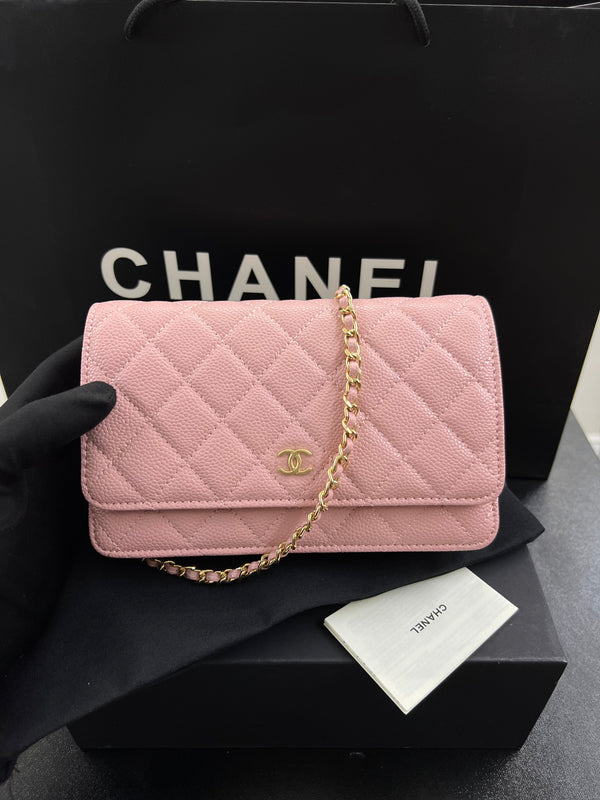 محفظة بسلسلة WOC – وردي كافيار
Wallet on Chain – Pink Caviar