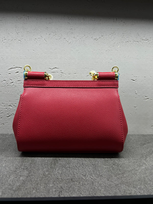 حقيبة سيسيلي الصغيرة – أحمر | Sicily Bag Small – Red