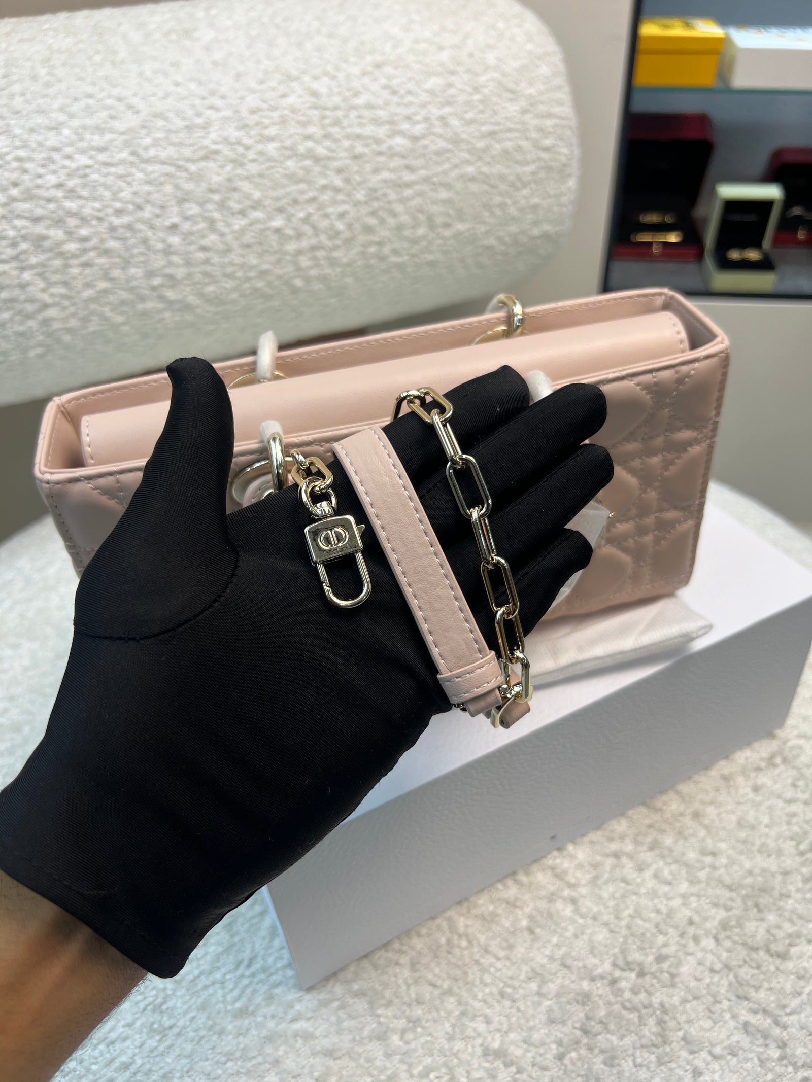 حقيبة ليدي دي جوي وردي باودر Lady D Joy Bag Powder Pink
