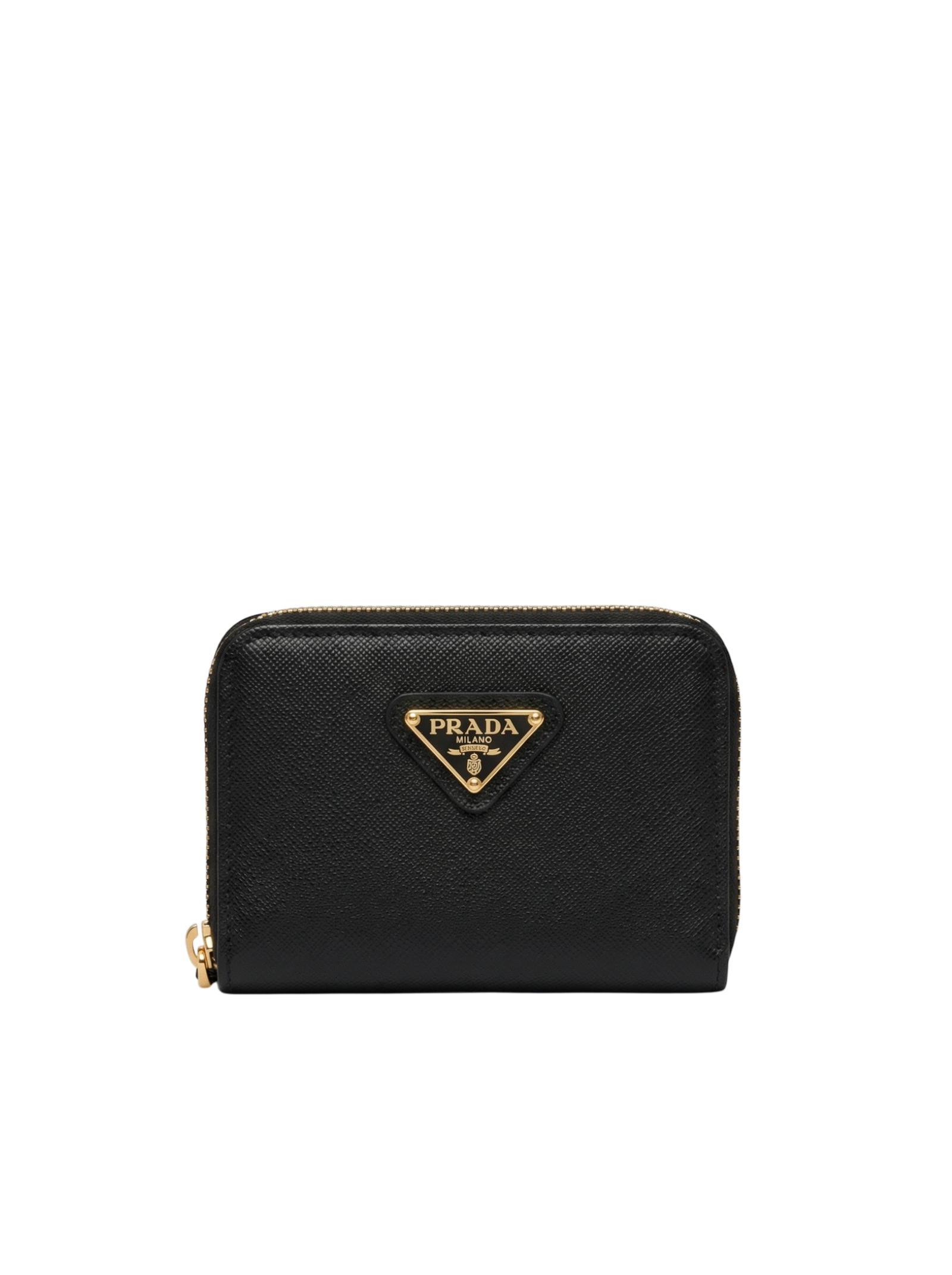 Saffiano Leather Zip Around Wallet