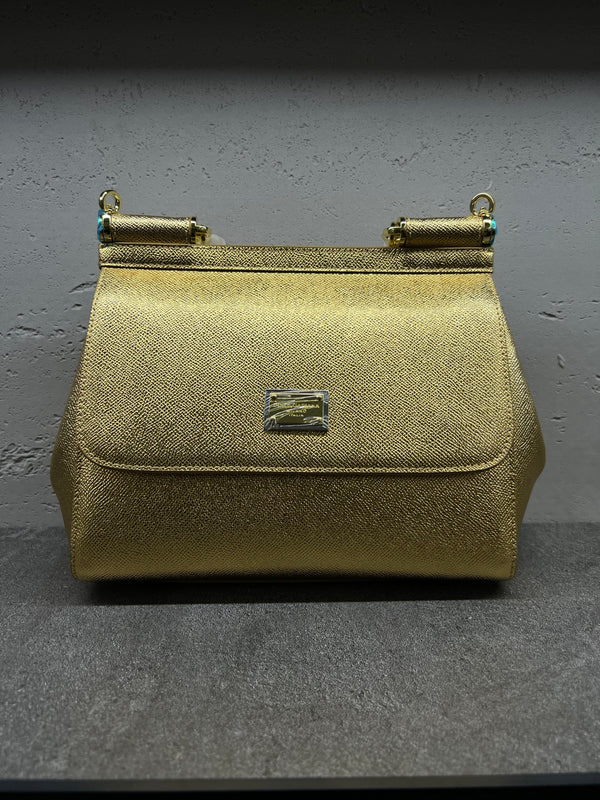 حقيبة سيسيلي الكبيرة – ذهبي | Sicily Bag Large – Gold