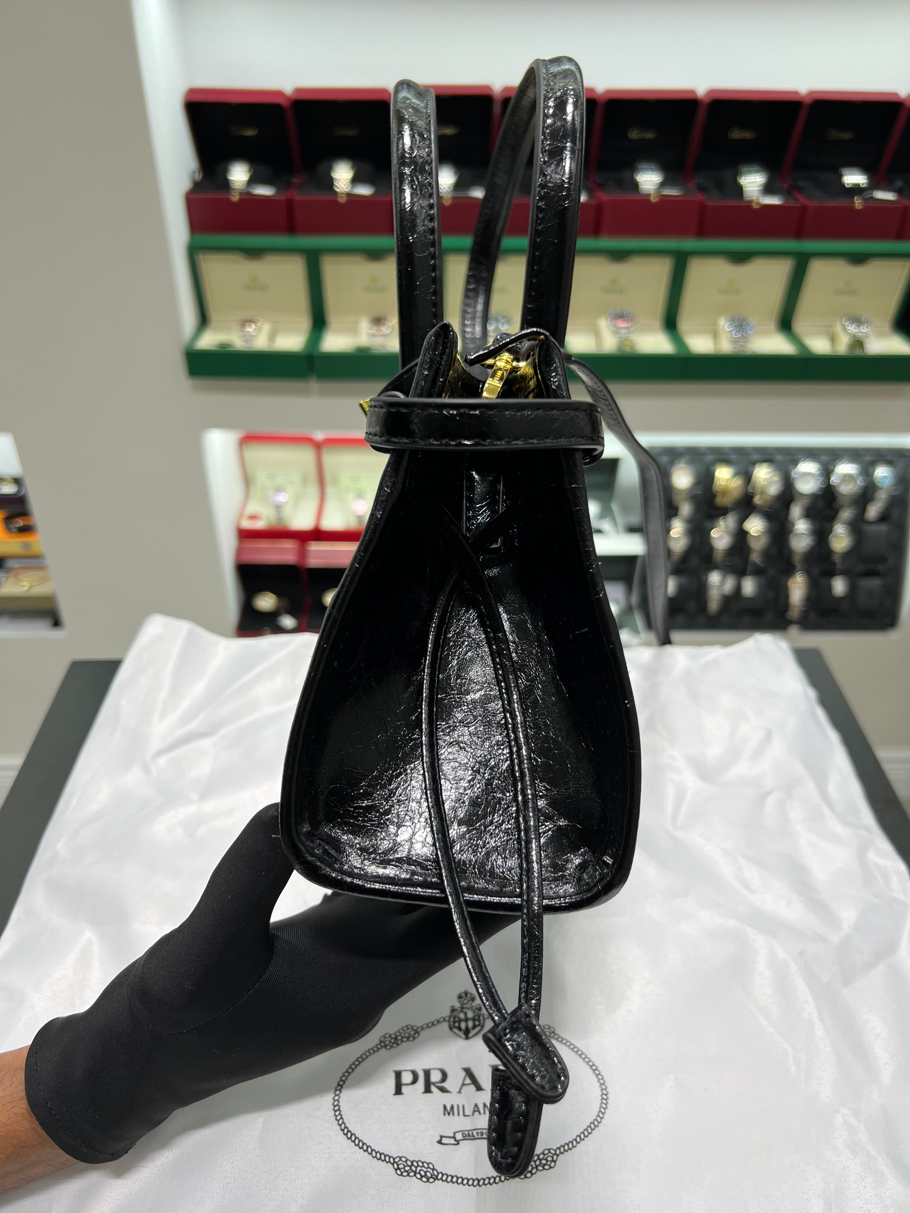 Prada Bonnie medium leather handbag