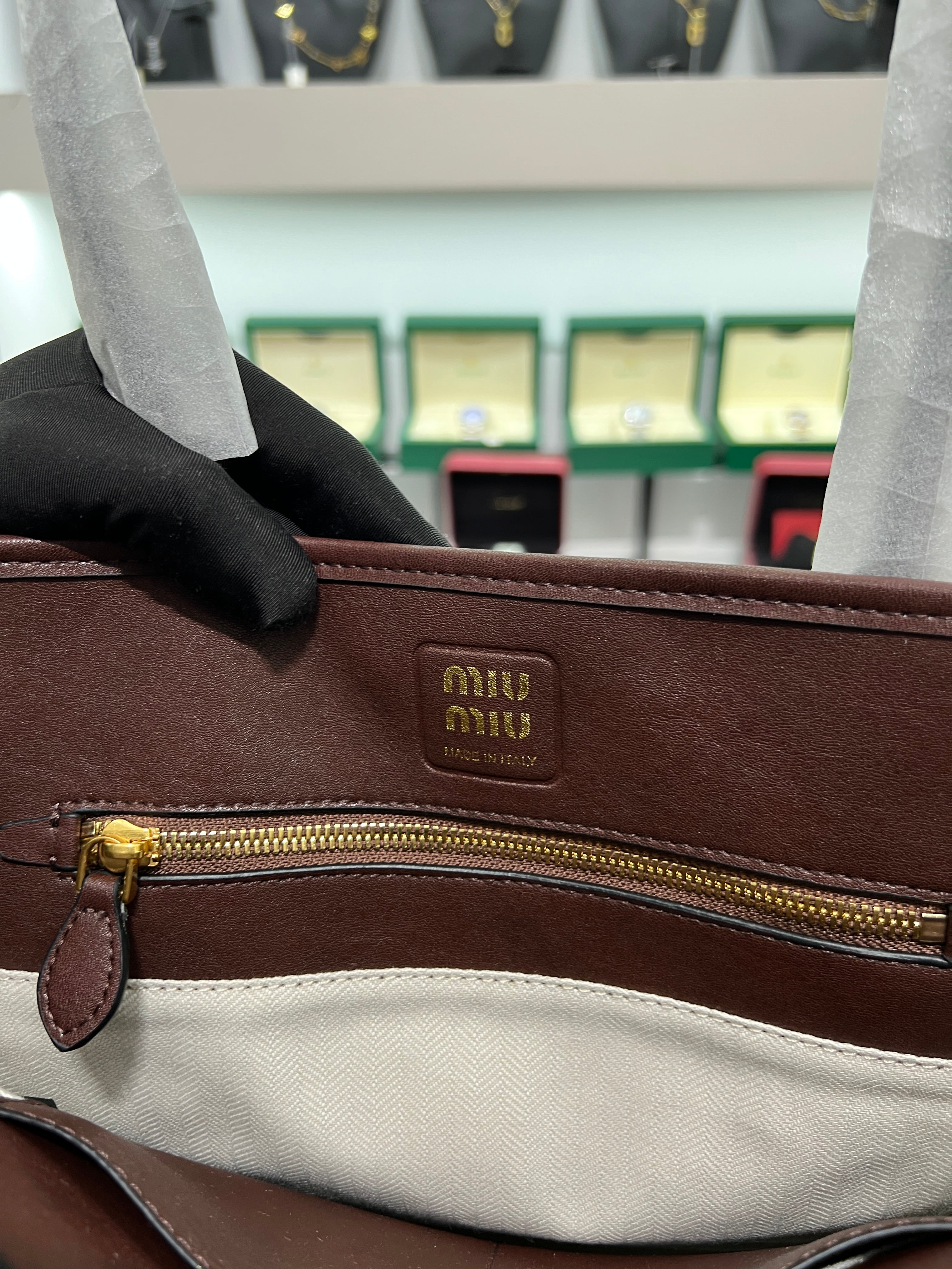 Archive Leather Top-Handle – Dark Brown