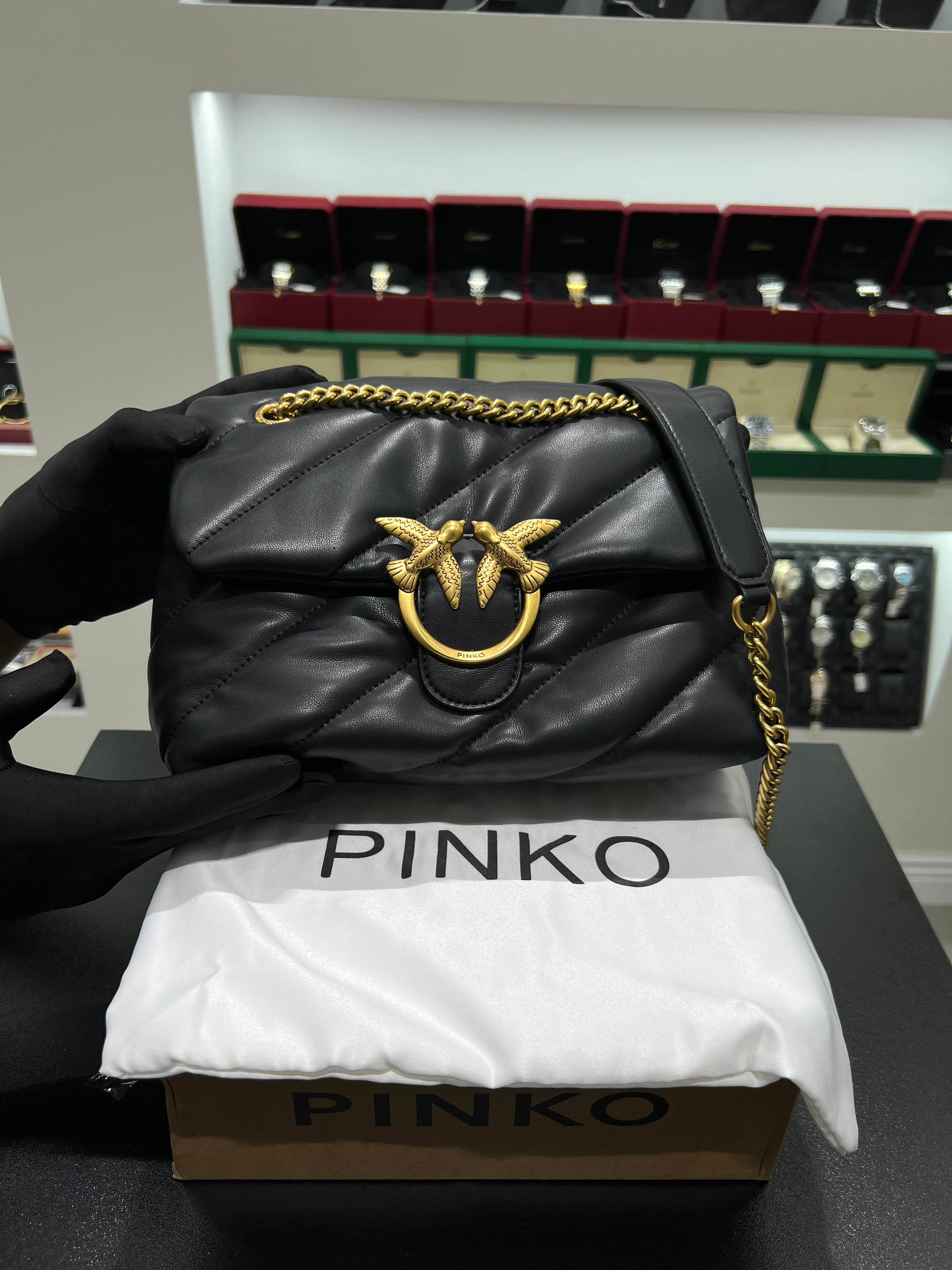 Pinko Classic Love Bag Puff Maxi Quilt