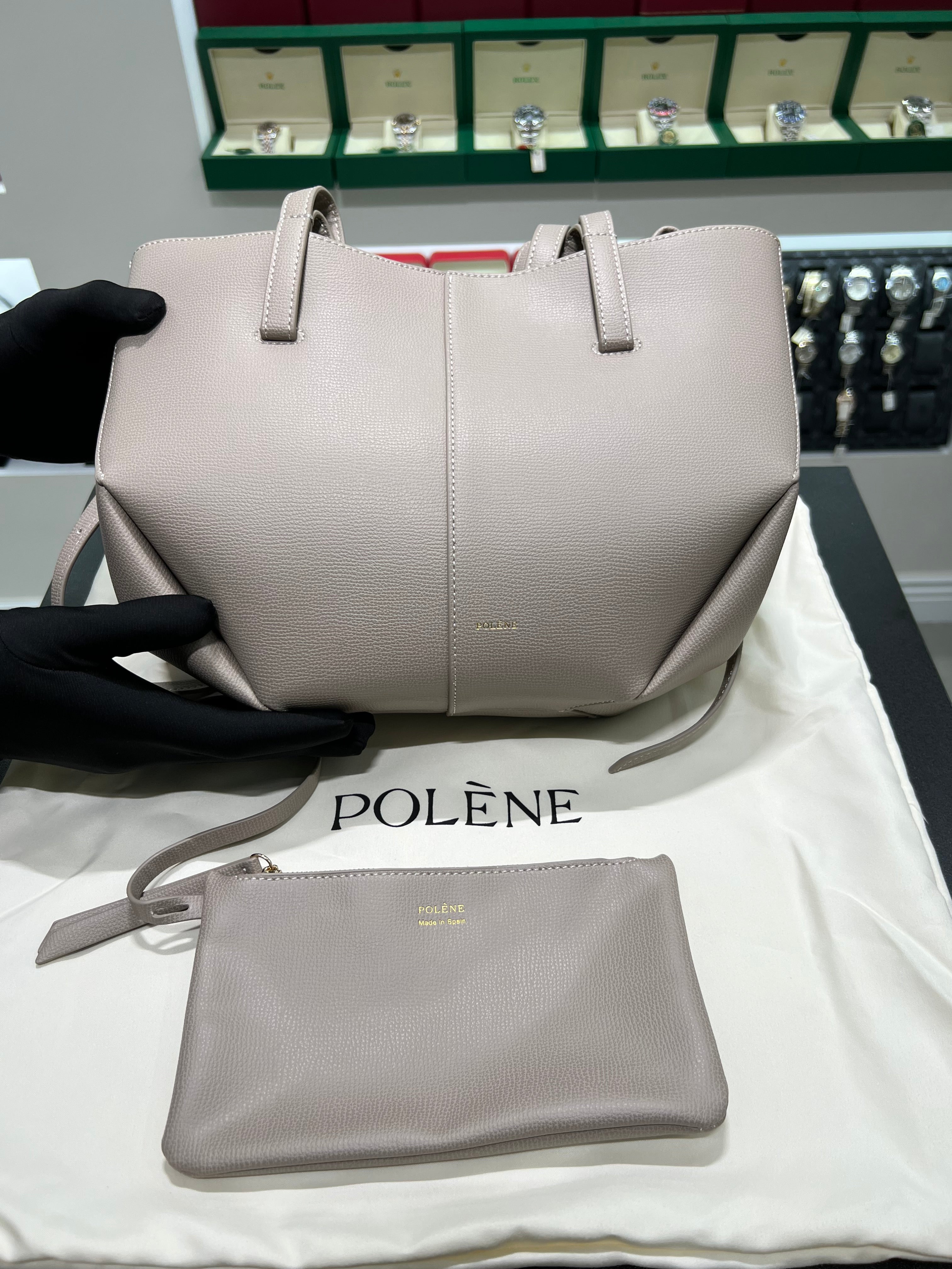 Polēne Cyme leather grey
