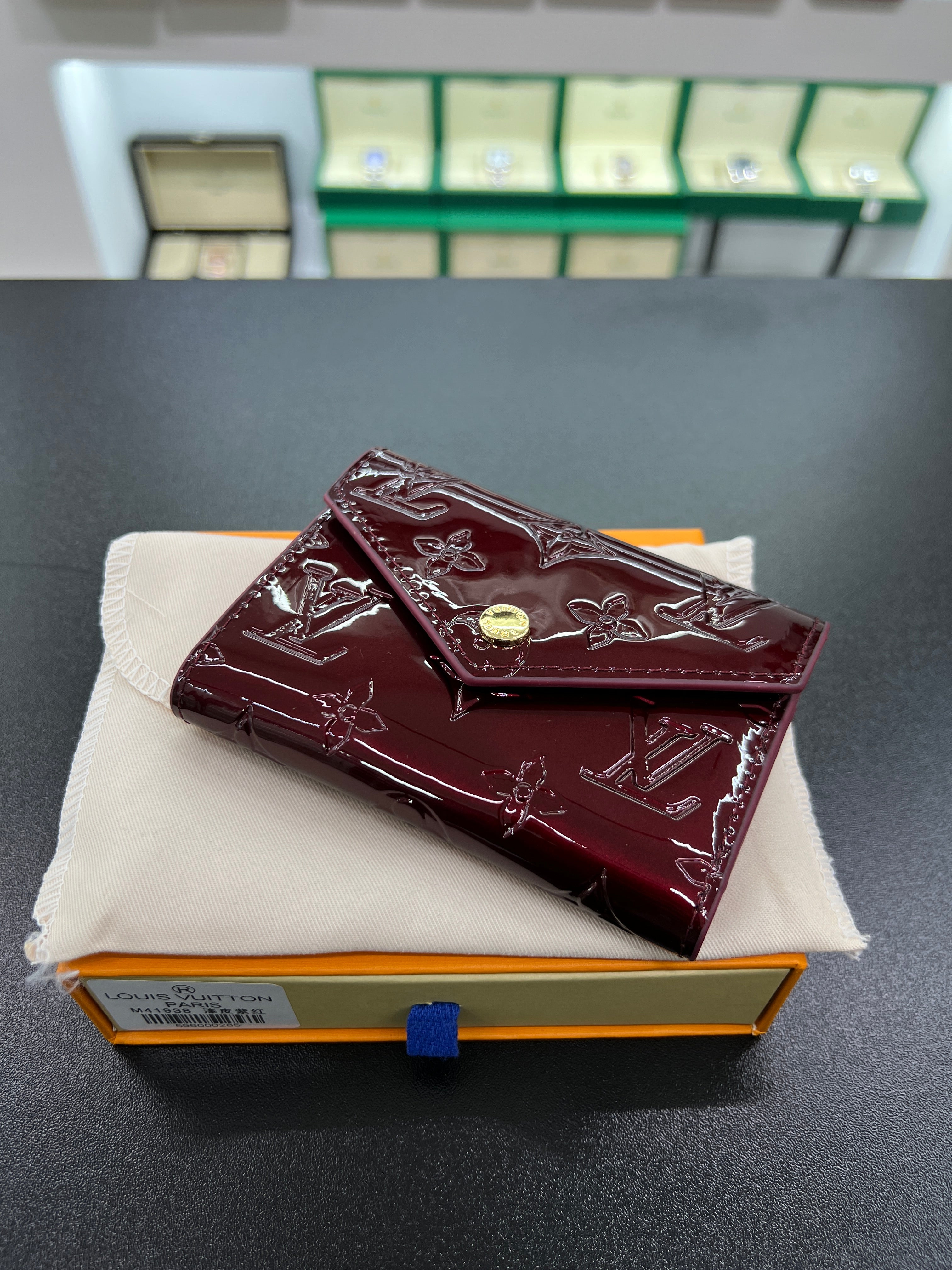 Victorine Wallet – Monogram Vernis