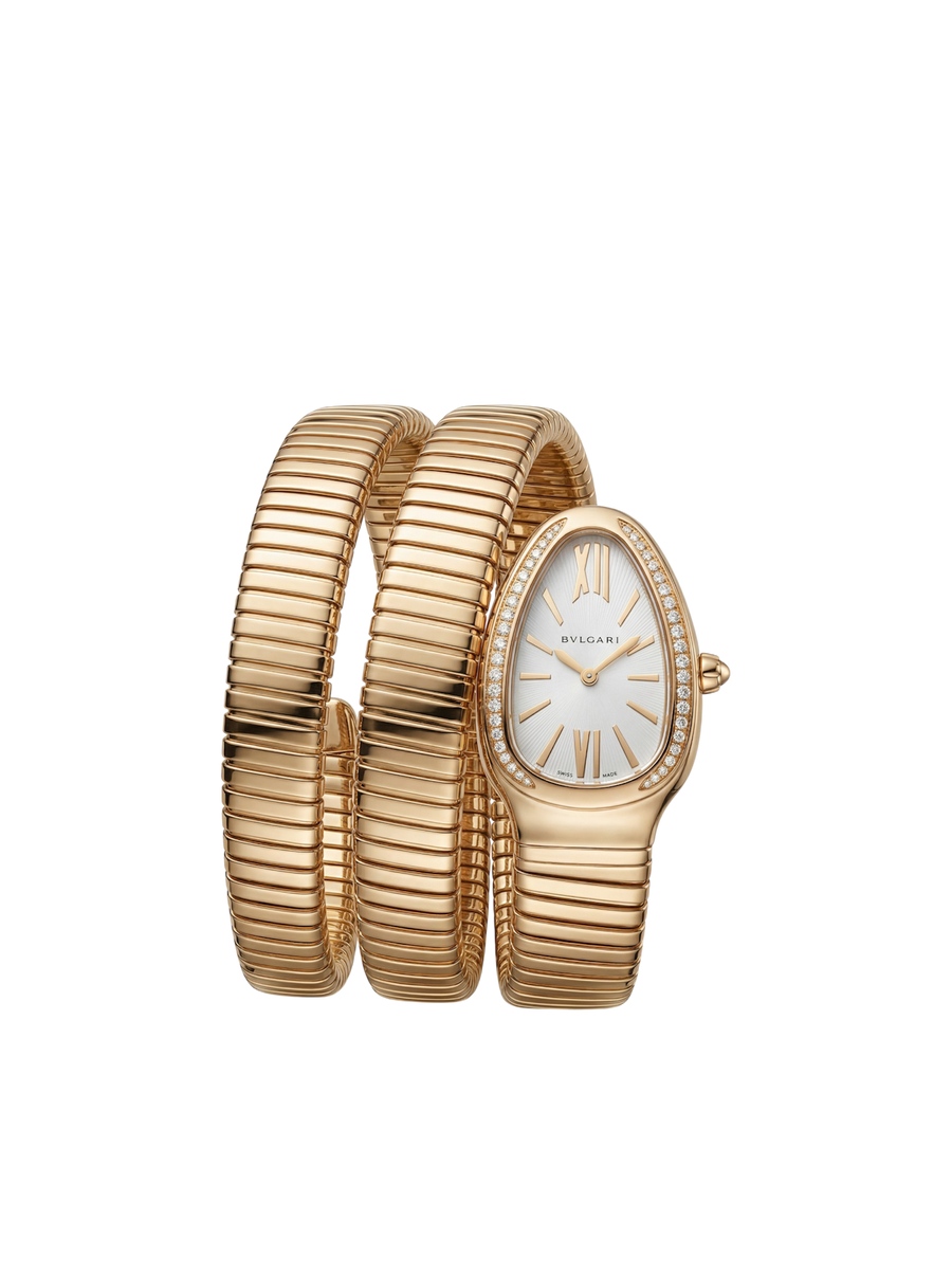 Serpenti watch in gold من دون علبه)