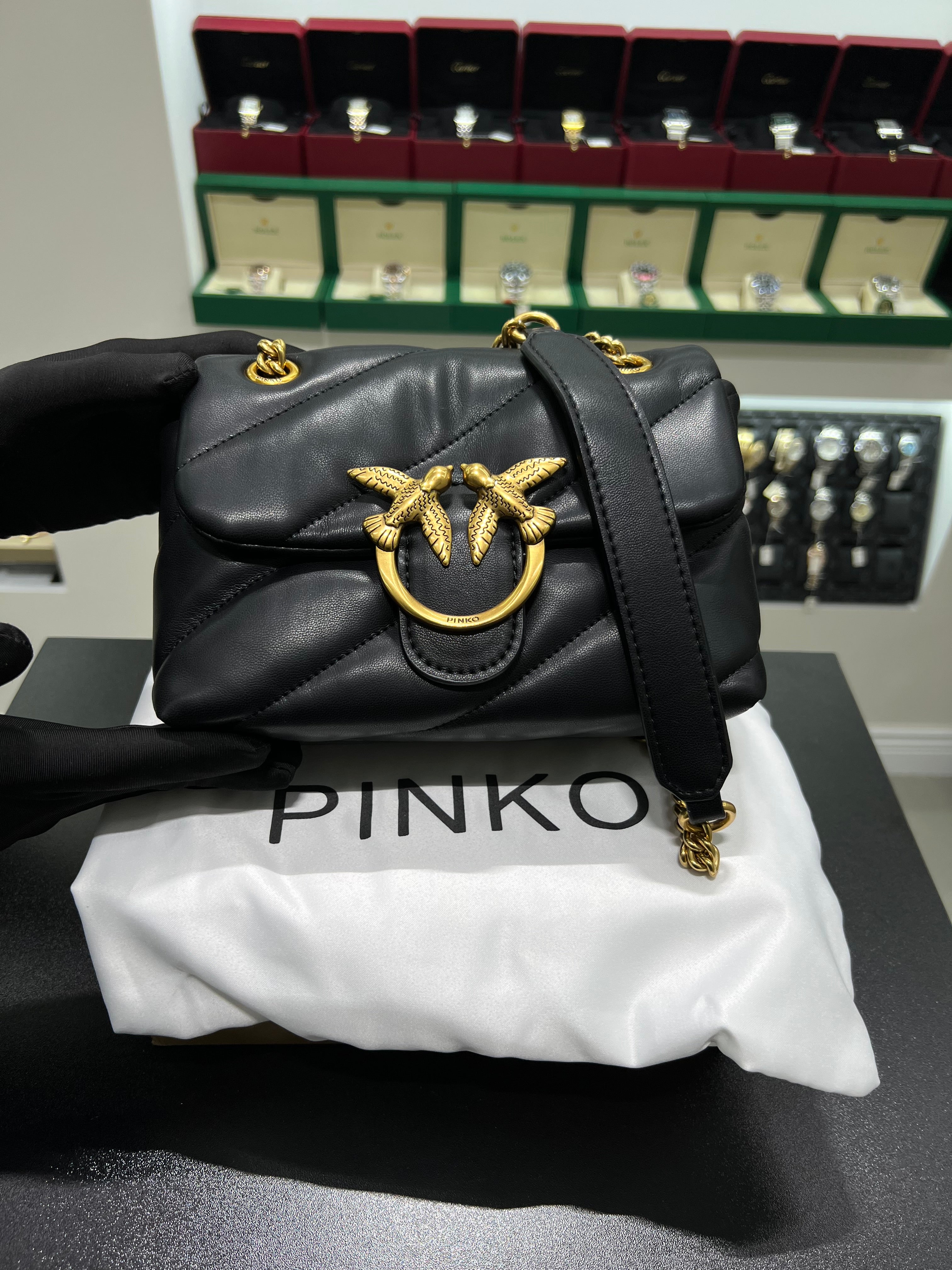 Pinko Mini Love Bag Puff Maxi Quilt
