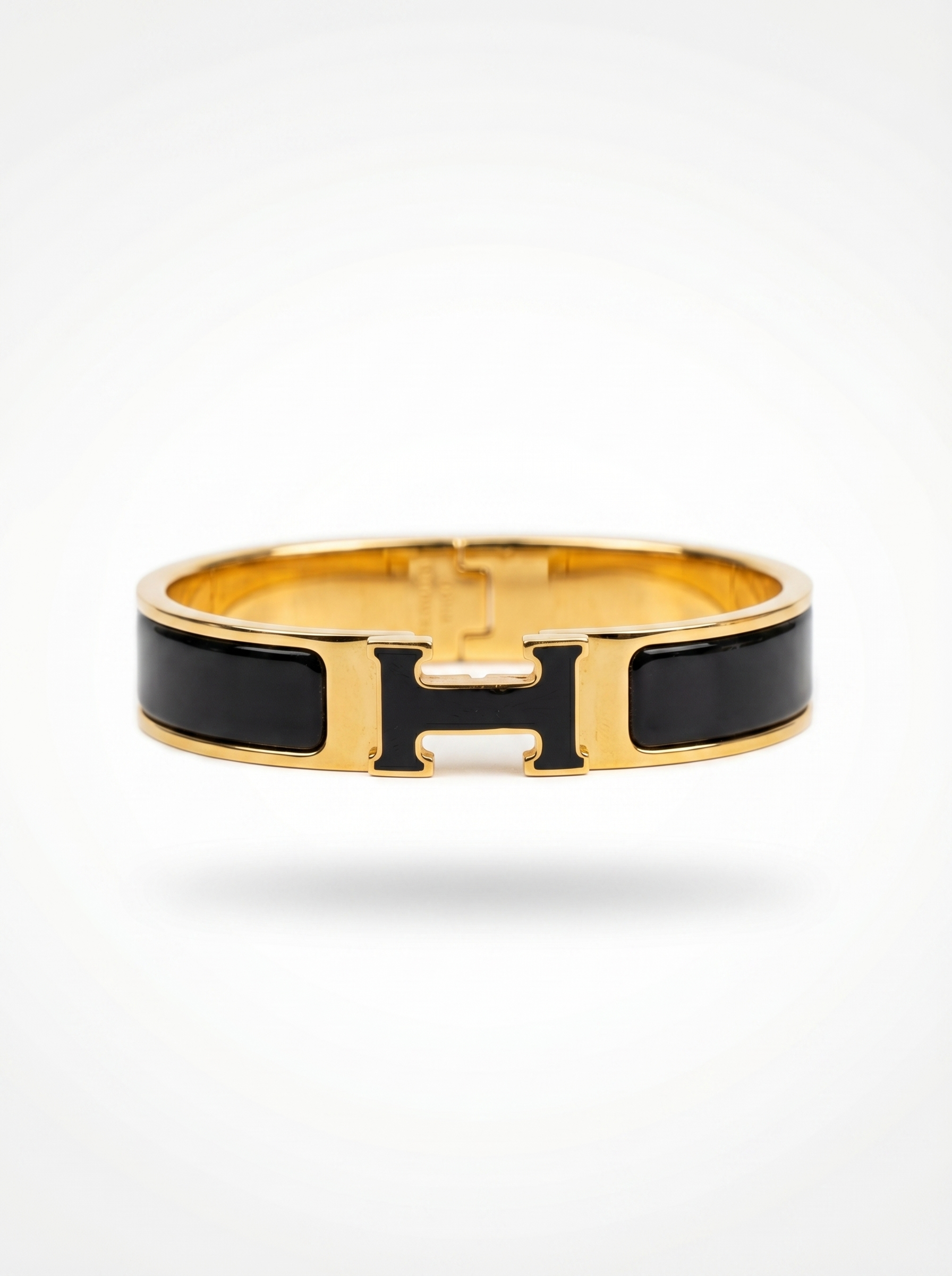 Clic H Bracelet (black) مقاس 16