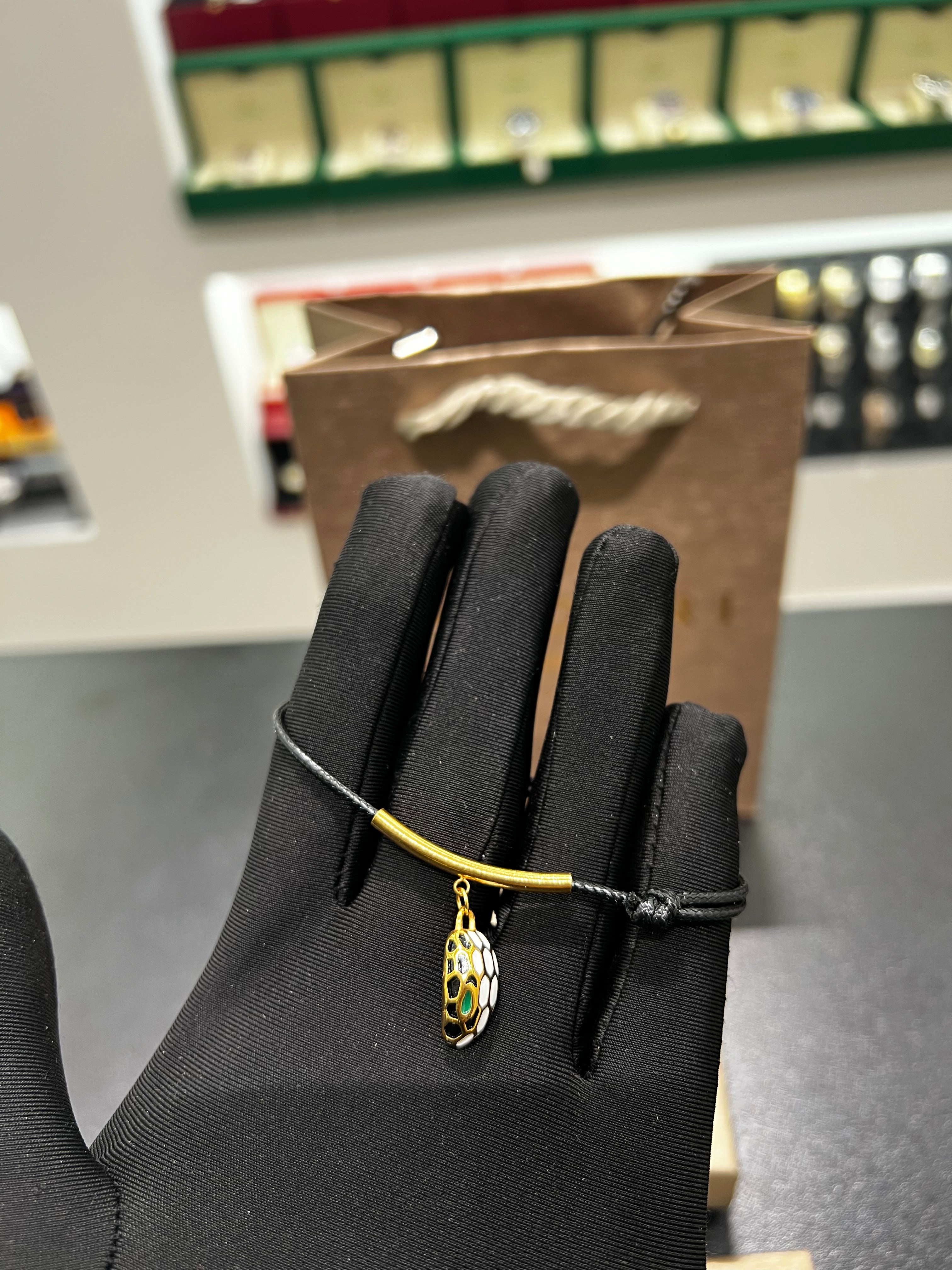 Serpenti forever bracelet (black)