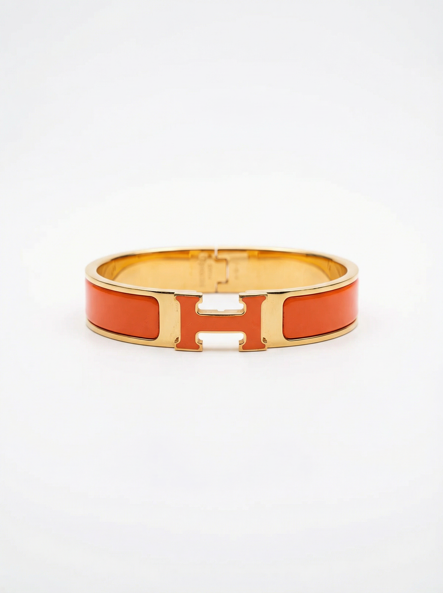 Clic H Bracelet (Orange) مقاس 16
