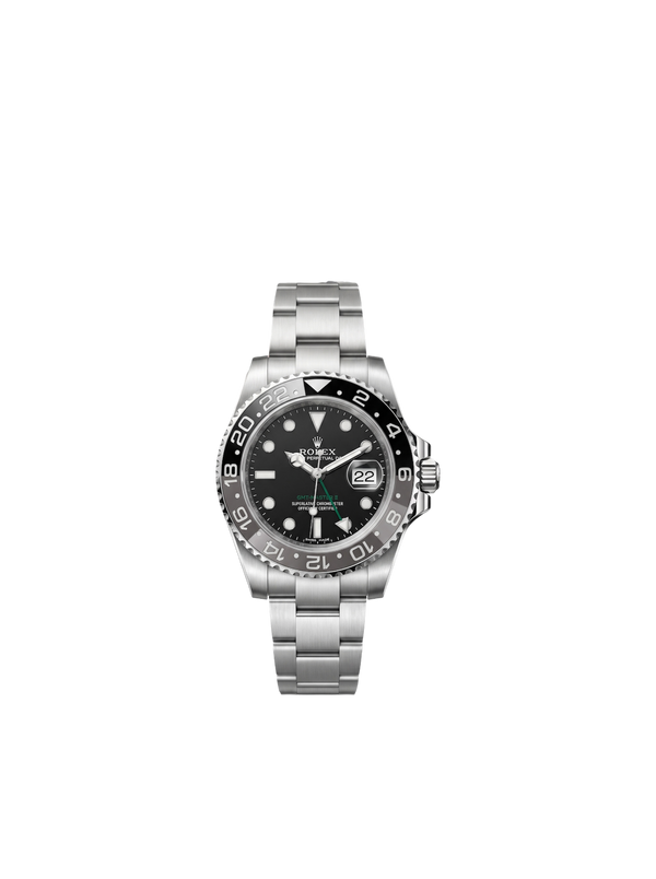 ساعة Bruce Wayne بروس واين ستانلس ستيل بمينا أسود وإطار سيراميك أسود — رجالي | Bruce Wayne Stainless Steel Watch