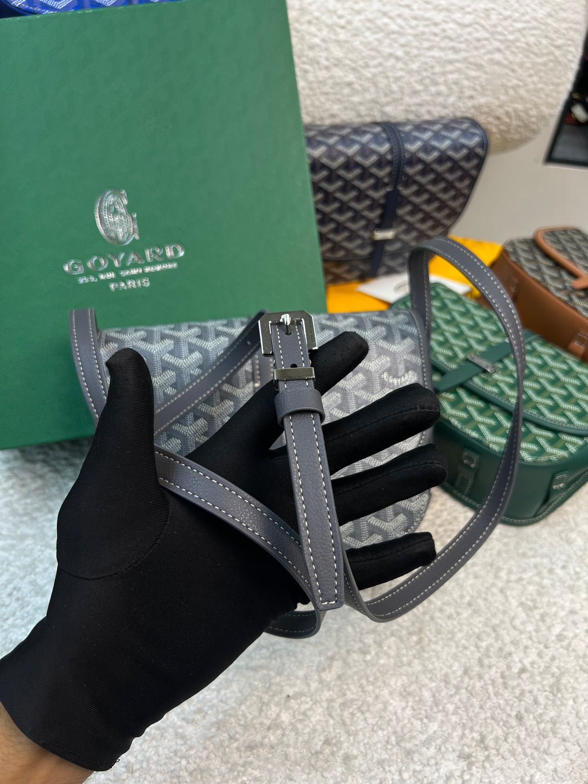 حقيبة بلفيدير MM كروس بنقشة Y Belvedere MM