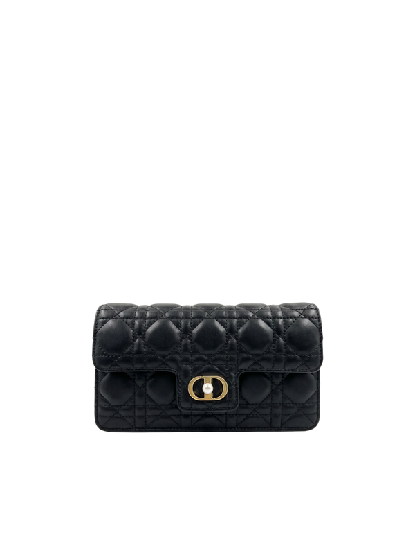 حقيبة كارو بسلسلة – أسود كاناج
Caro Chain Bag – Black Cannage