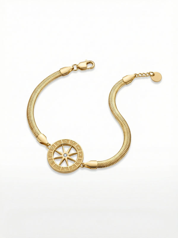 سوار البوصلة | Compass Charm Bracelet