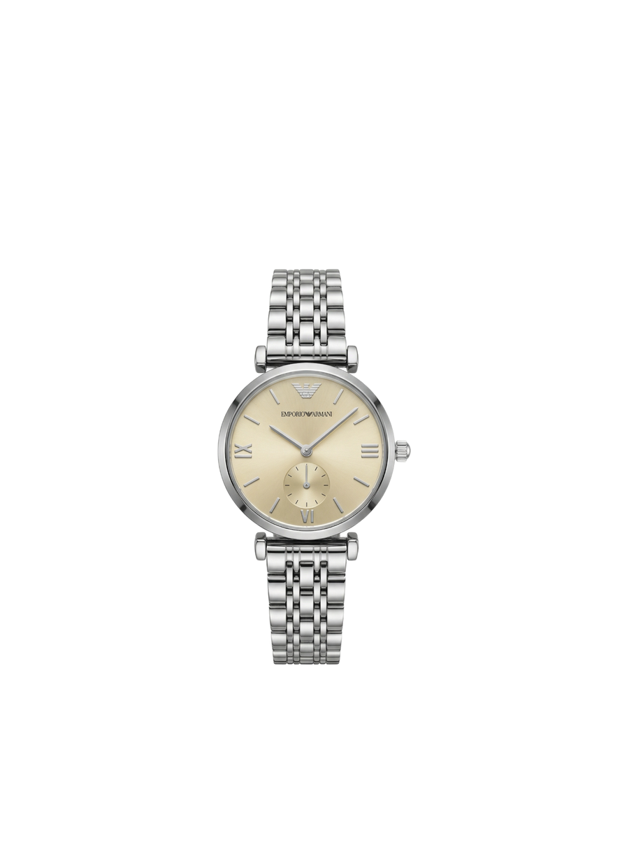 Armanį watch, silver, yellow lens, grade B, من دون علبه جوده رقم 2