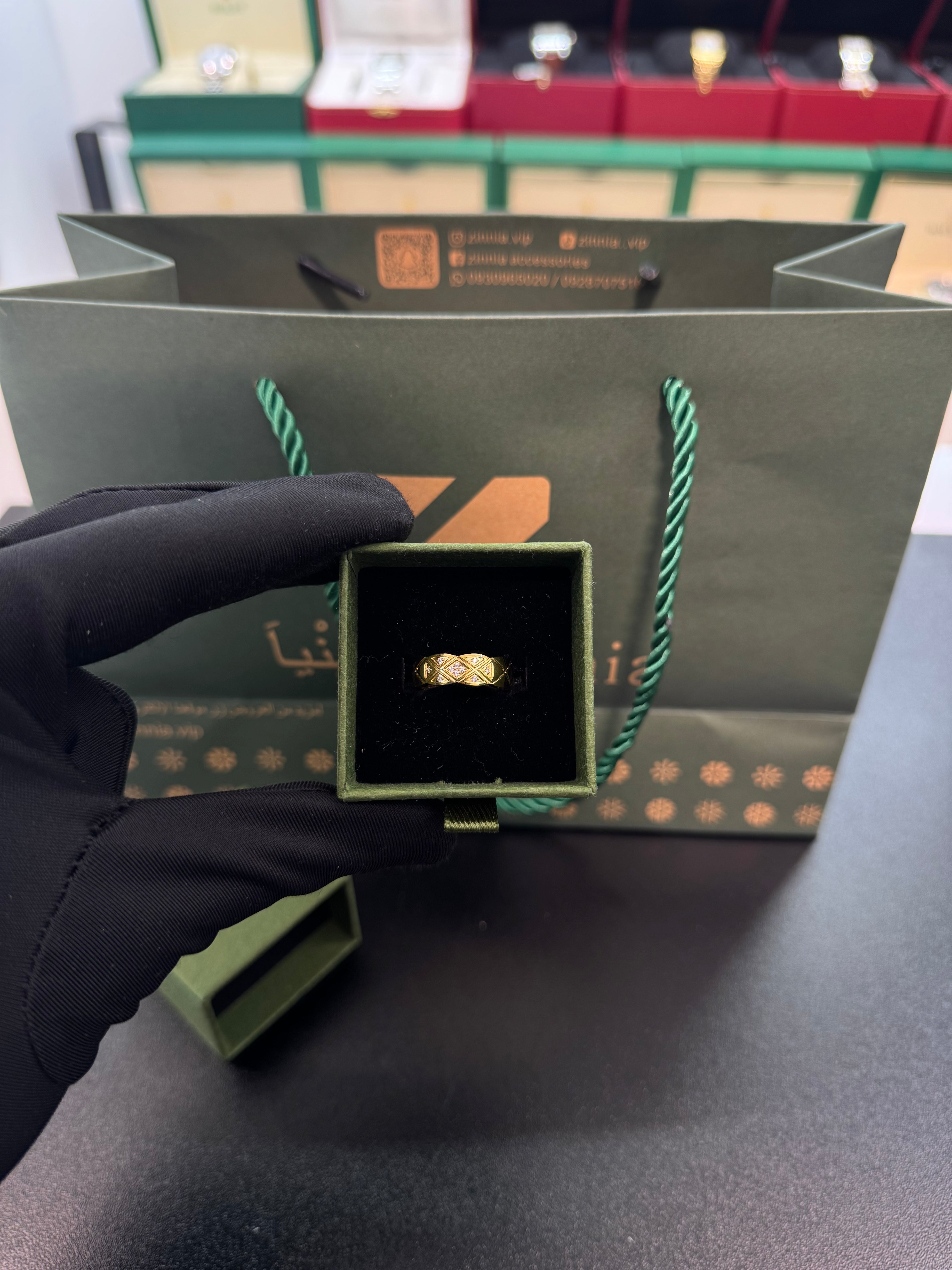 خاتم كوكو كراش (COCO CRUSH Ring
 (ذهبي)