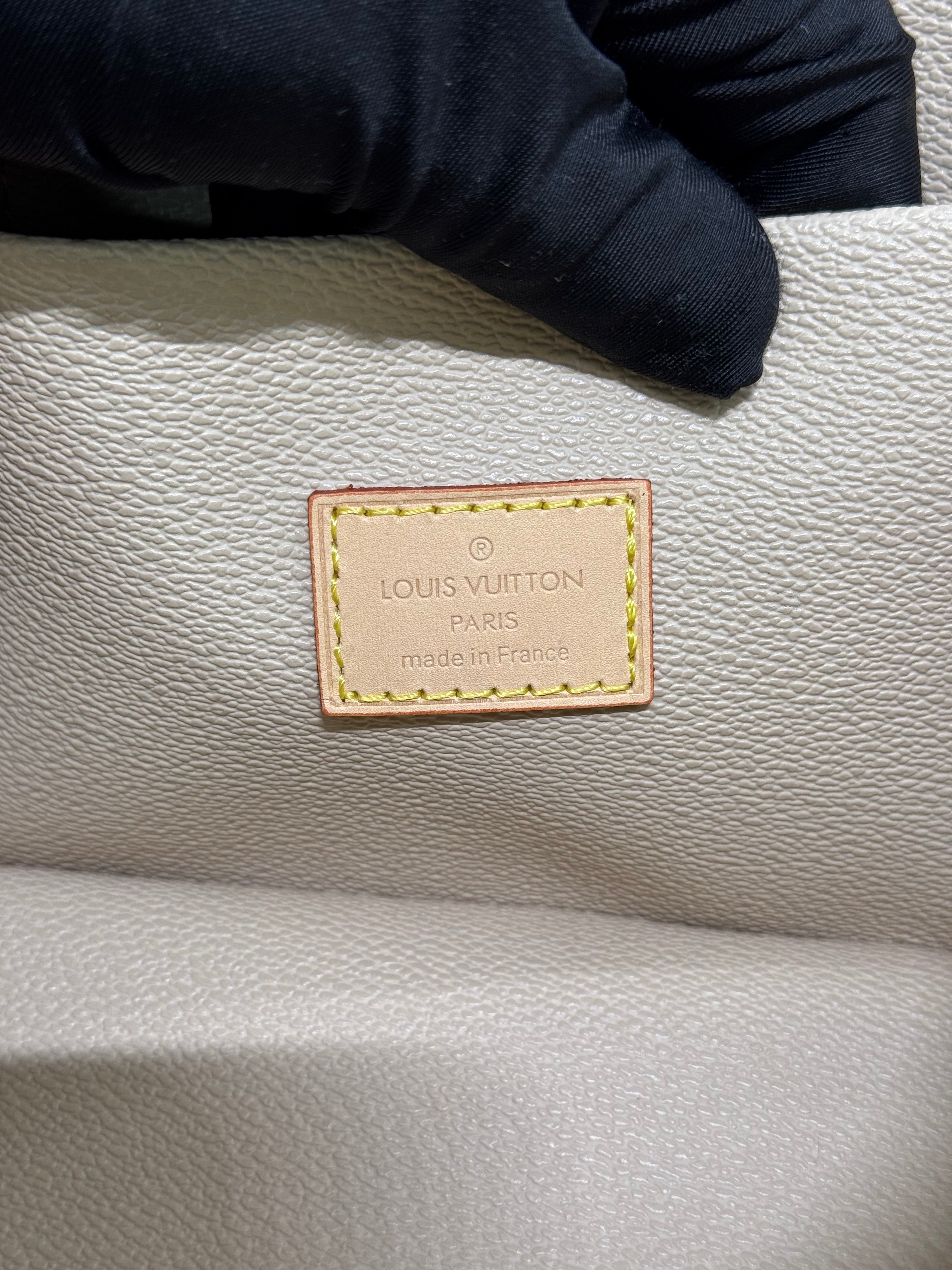 Nice BB Monogram Canvas Cosmetic Bag Brown