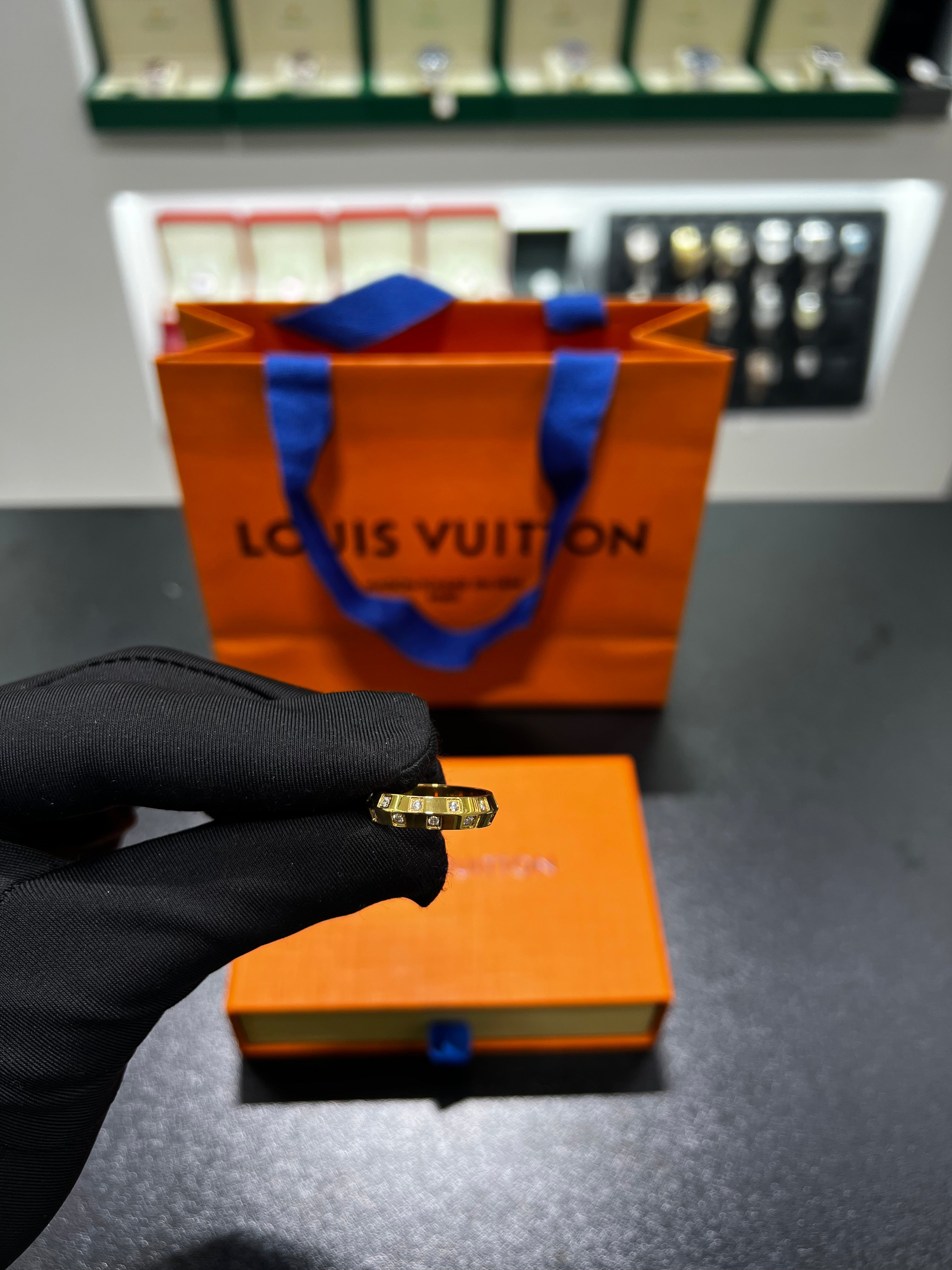 خاتم Le Damier de Louis Vuitton صغير،