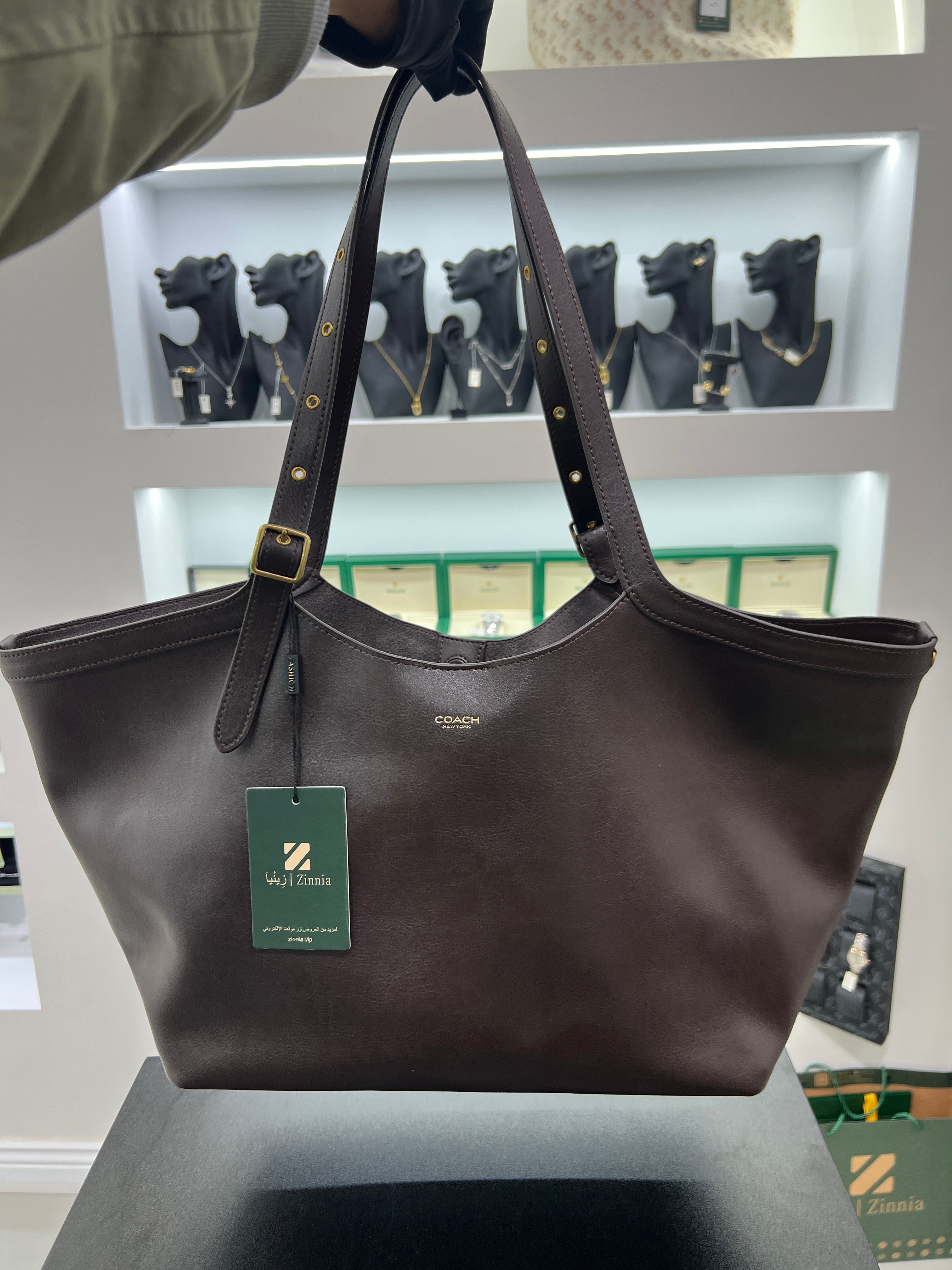 cóach gramercy tote Mocha Brown