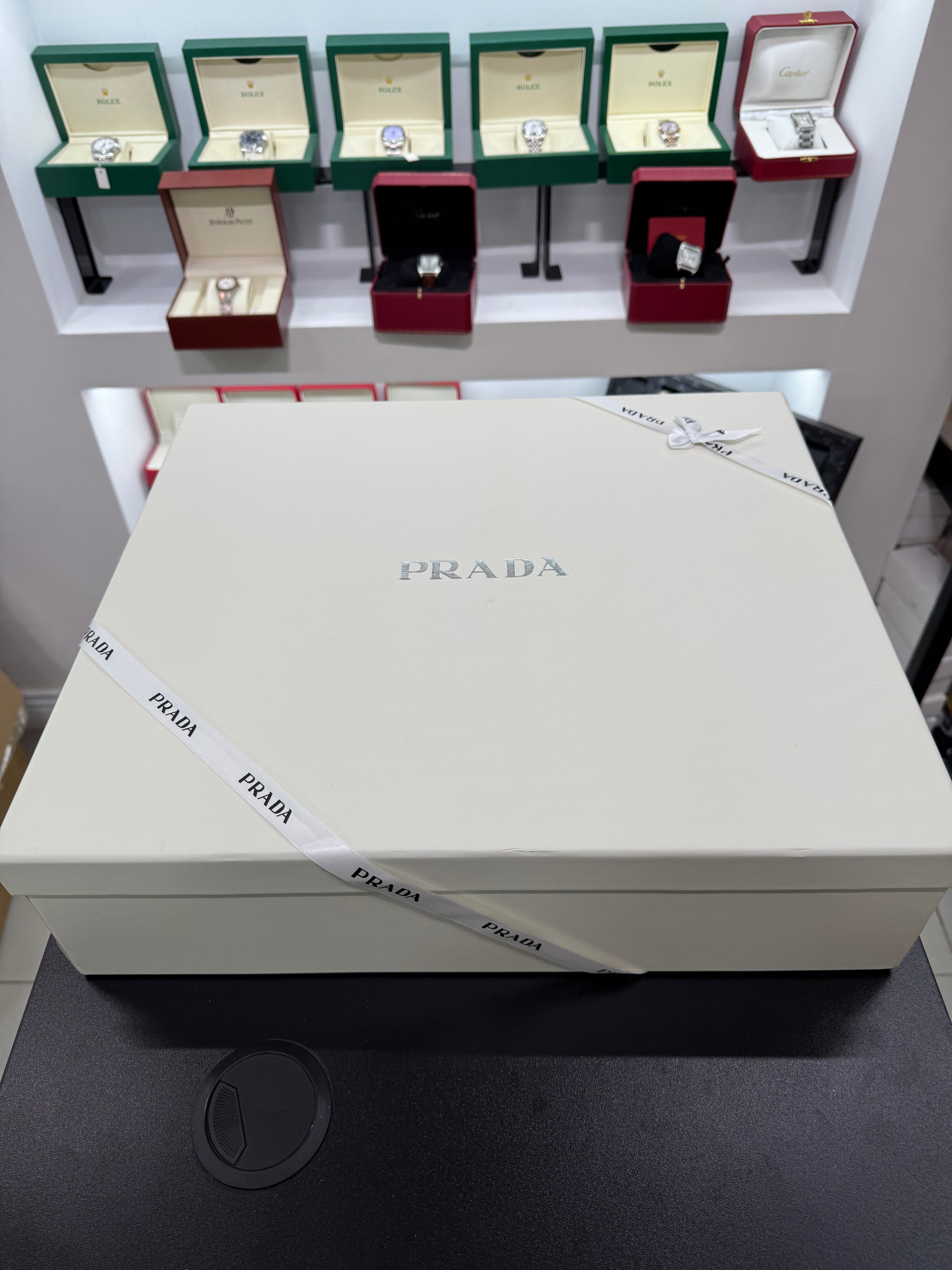 Suede Belted Top-Handle medium Bag