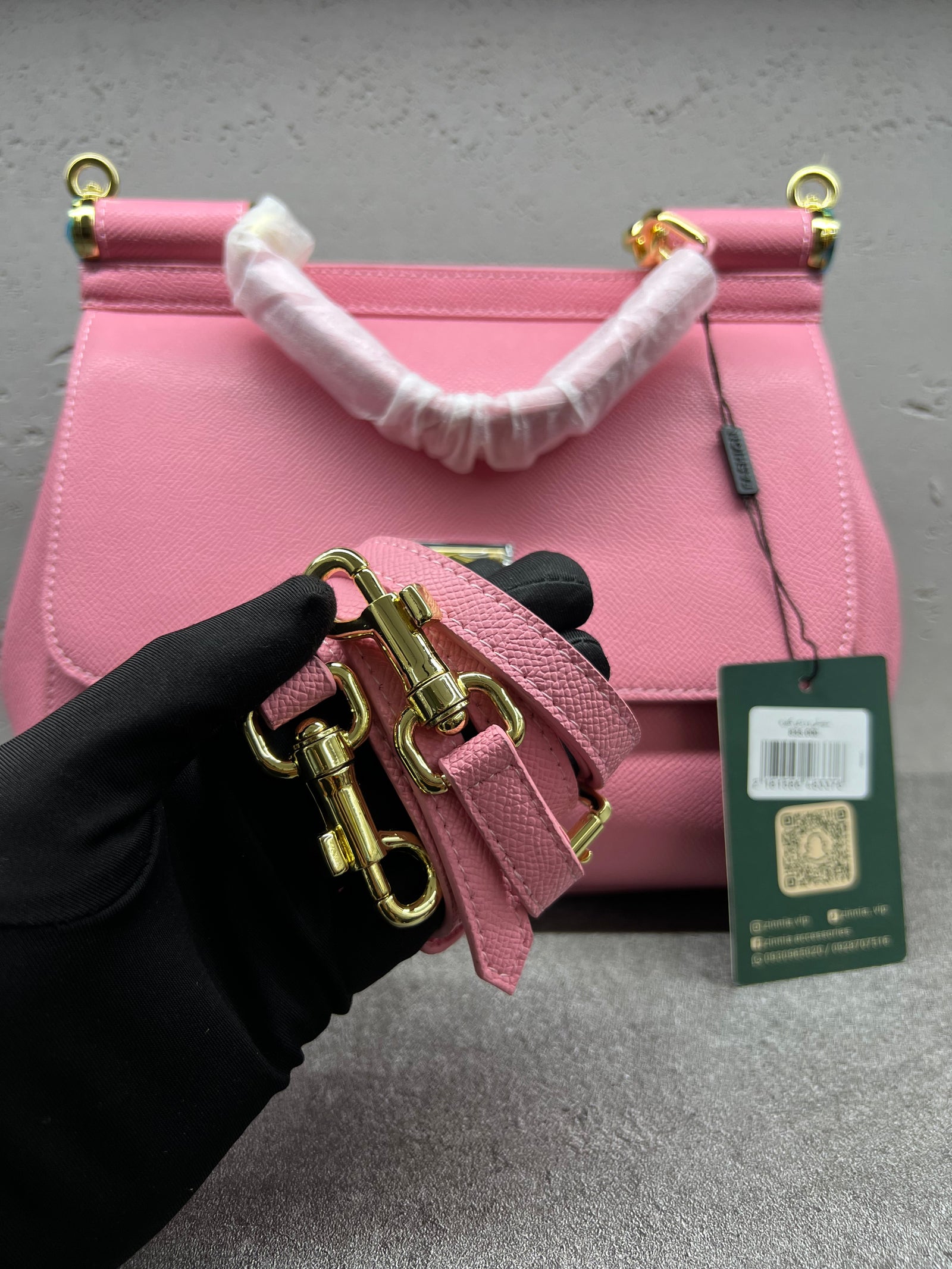 حقيبة سيسيلي الكبيرة – وردي | Sicily Bag Large – Pink