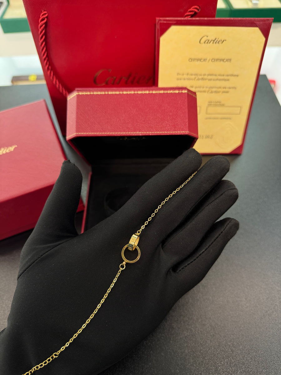 Love on chain bracelet