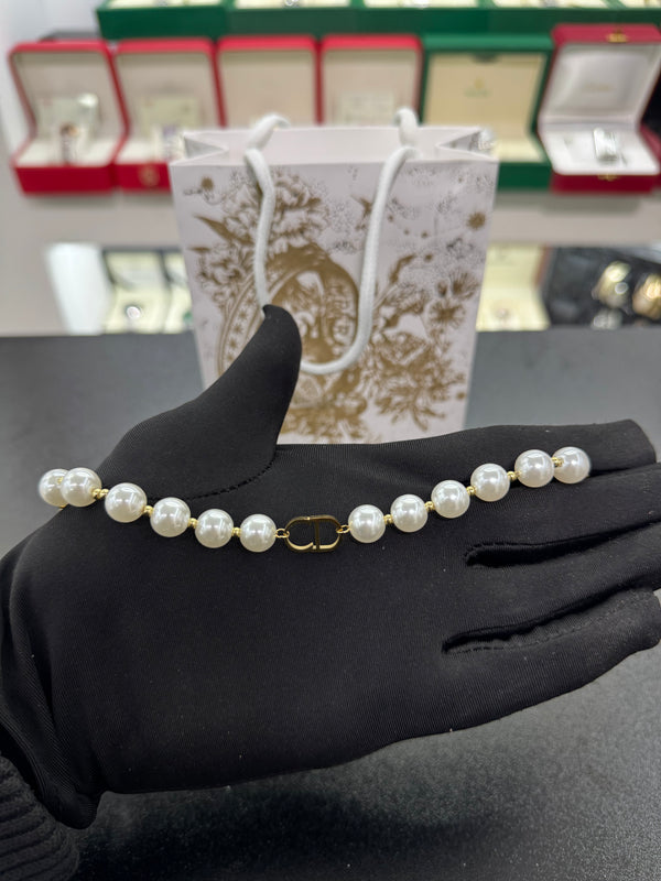 سوار اللؤلؤ الذهبي | Gold Pearl Bracelet