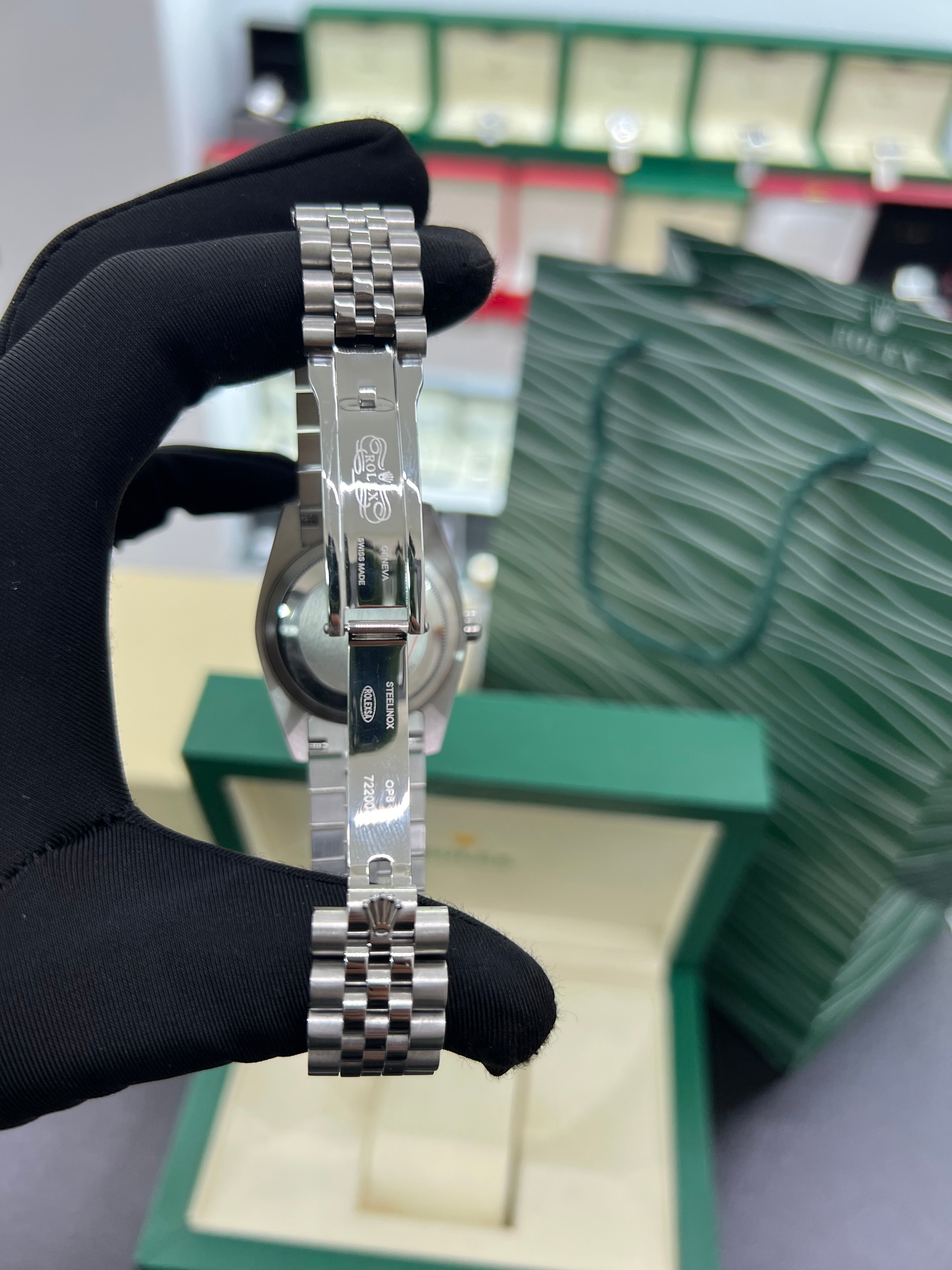 Datejust Pink Dial Diamond Bezel size 36