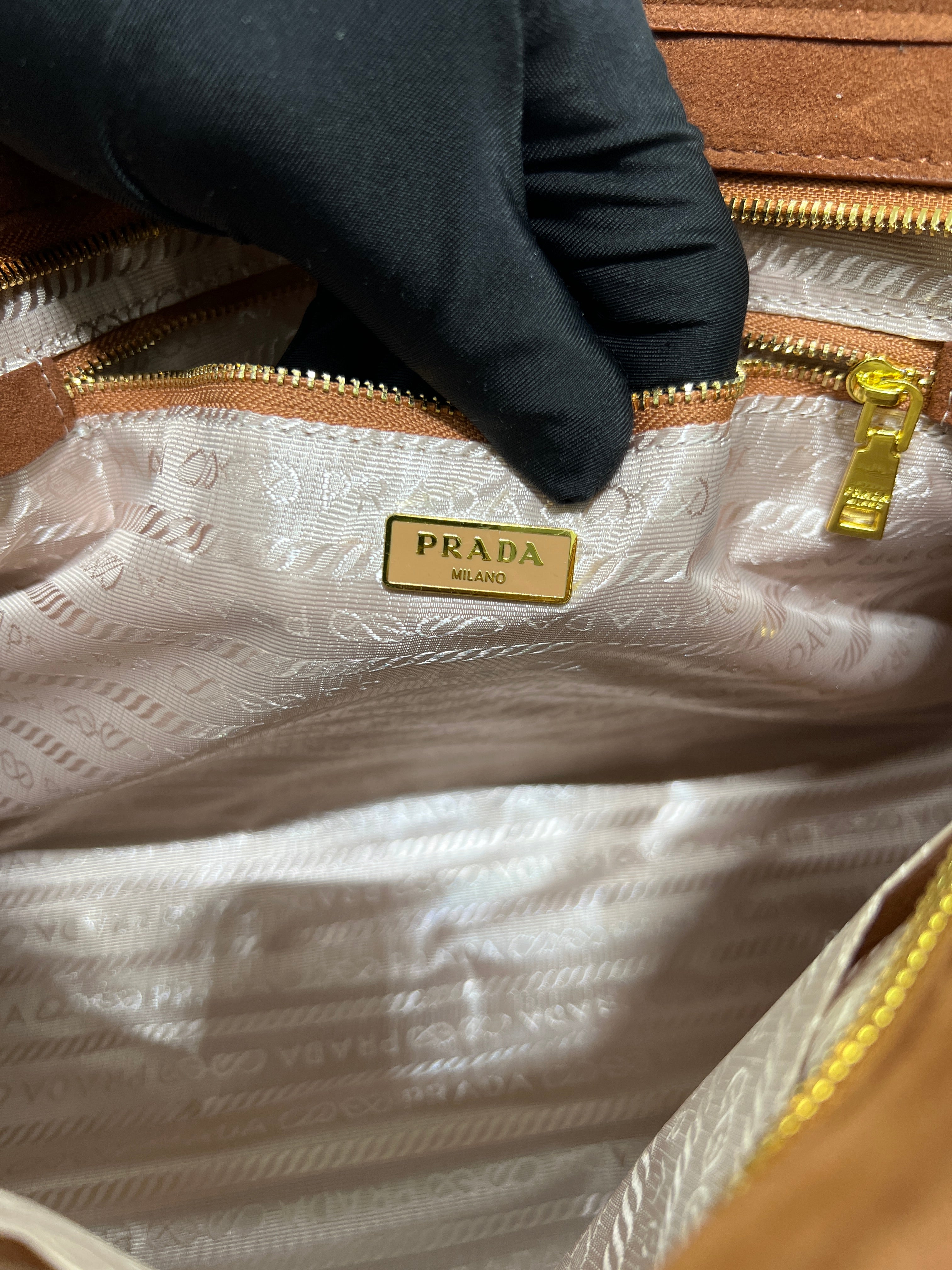 Suede Belted Top-Handle large Bag