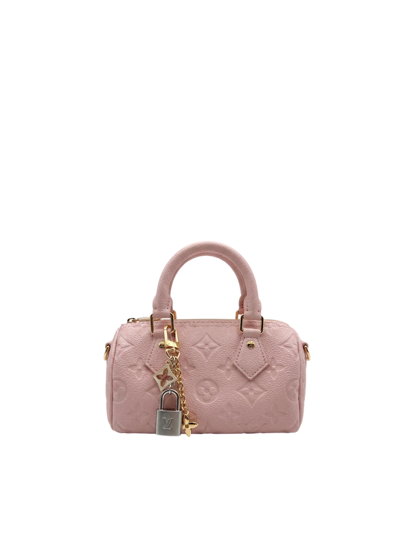 حقيبة سبيدي بندولير 20 – وردي إمبرنت
Speedy Bandoulière 20 – Pink Empreinte