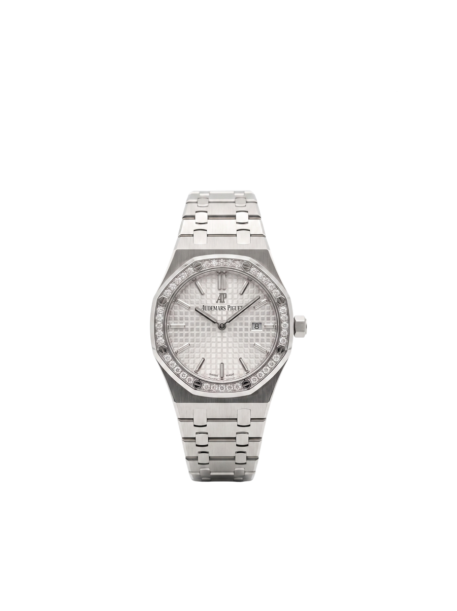 ساعة رويال أوك بإطار ألماس – ستيل
Royal Oak Diamond Bezel – Steel