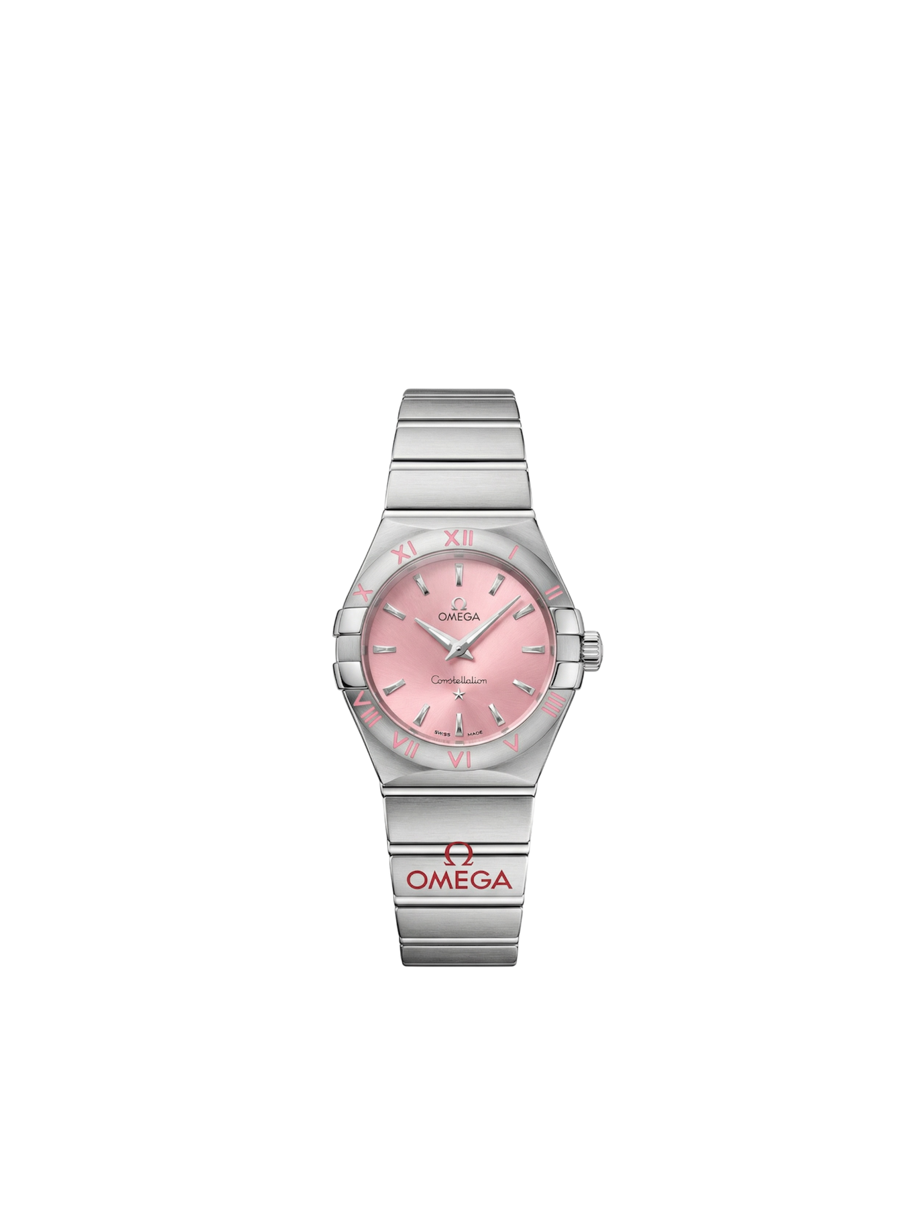 Constellation with a pink dial