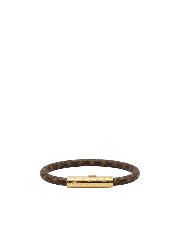 سوار جلد LV بني مقاس 19