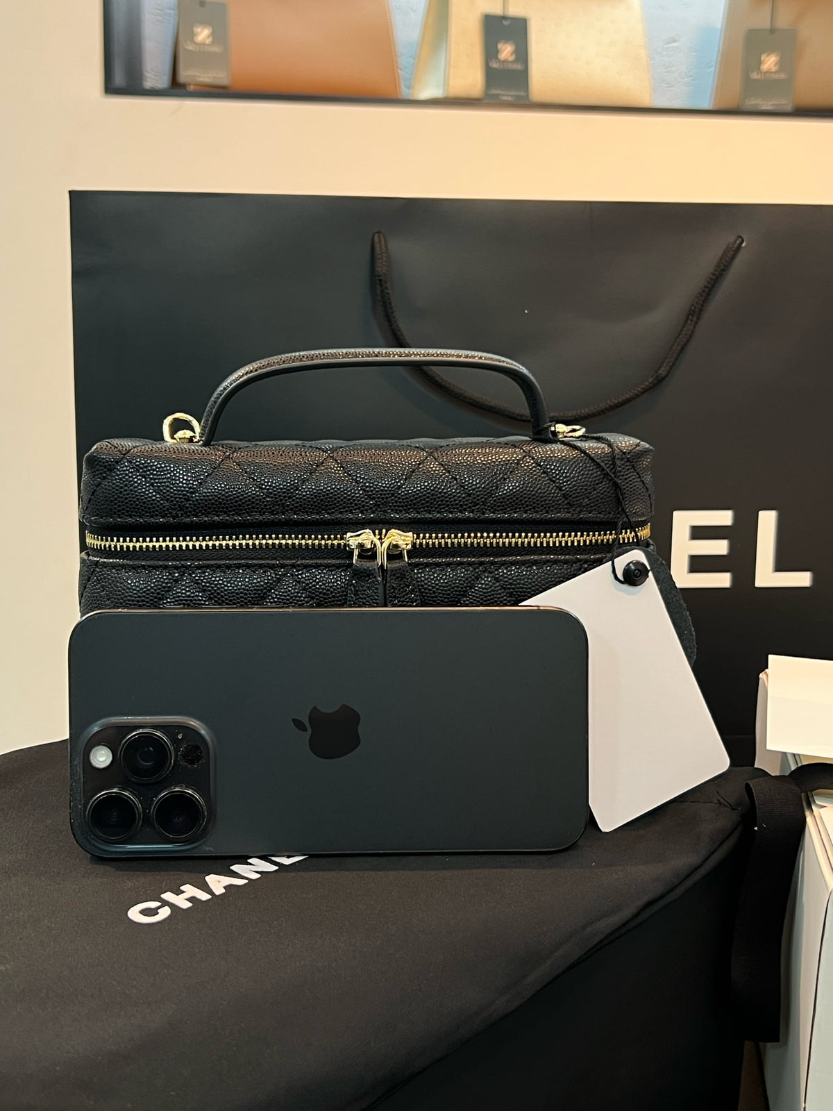 شنطة مكياج فانيتي النحيفة slim ￼